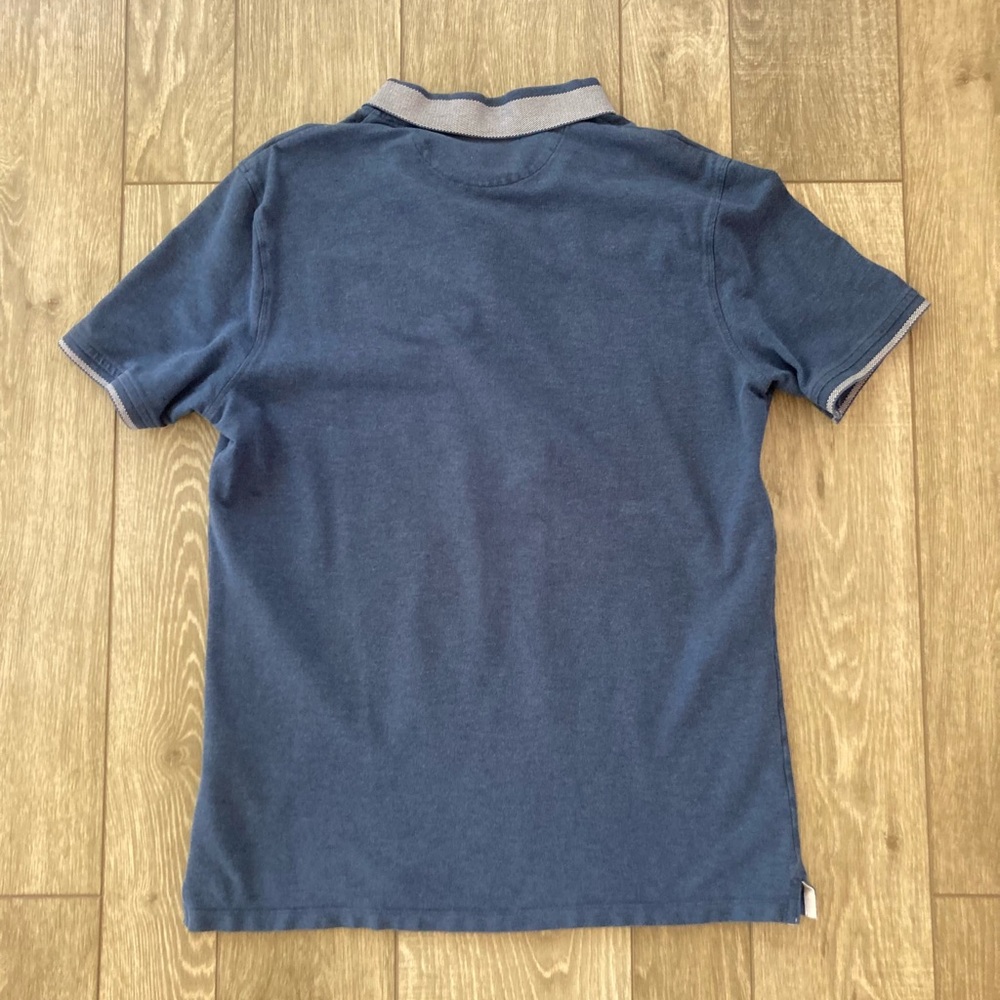 Banana Republic Blue Polo with Gray Trim - Picture 2 of 5